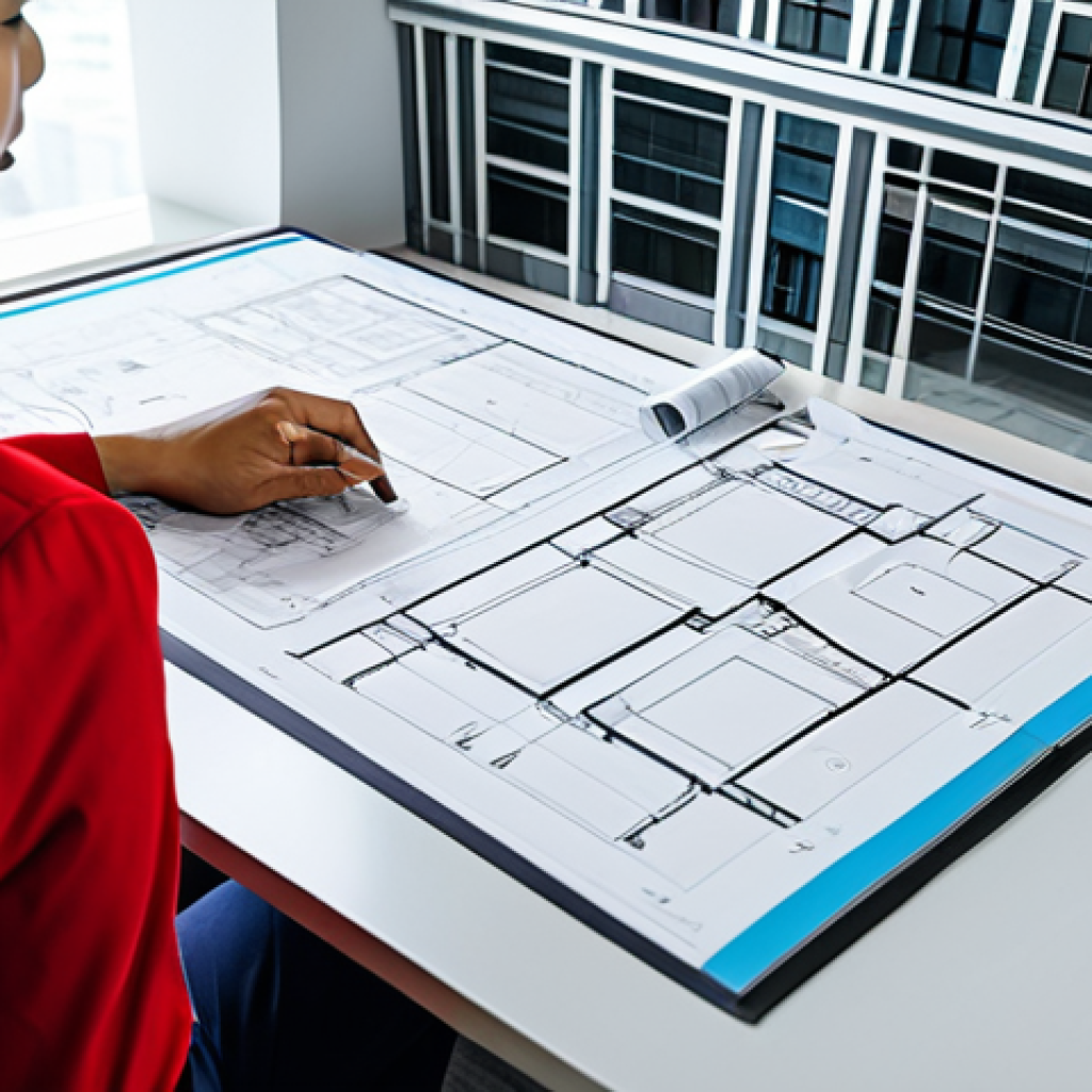 **

"A professional Malaysian architect, fully clothed in modest office attire, reviewing blueprints at a bright and modern co-working space in Kuala Lumpur. Natural lighting, perfect anatomy, correct proportions, well-formed hands, proper finger count, safe for work, appropriate content, professional, family-friendly, high-quality render."

**