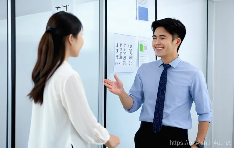 JLPT와 일본 내 인턴십 프로그램 참여 사례 - A determined young Malaysian female student, wearing a modest long-sleeved top and comfortable trous...