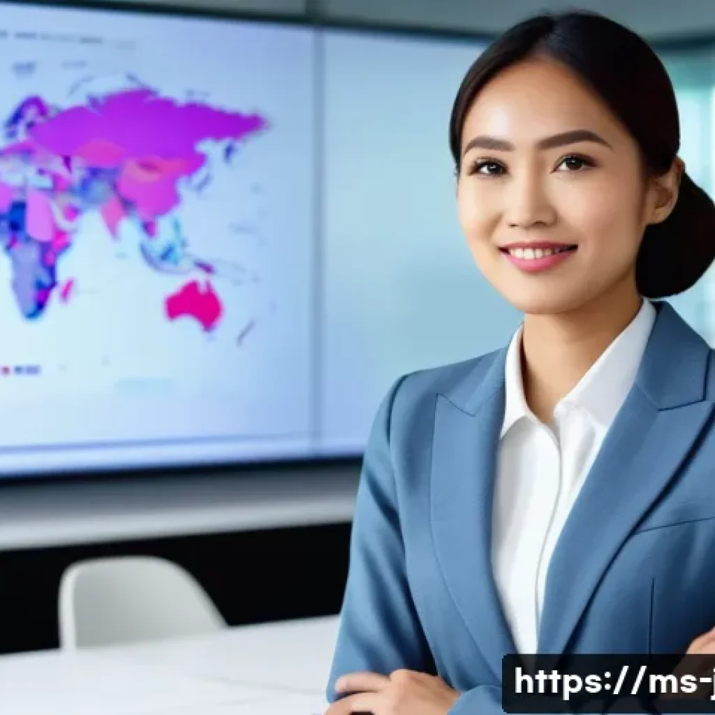 JLPT 시험 점수별 활용 가능한 분야 - **Prompt for Career Success in a Global Setting:**
    "A confident young Malay professional, female...