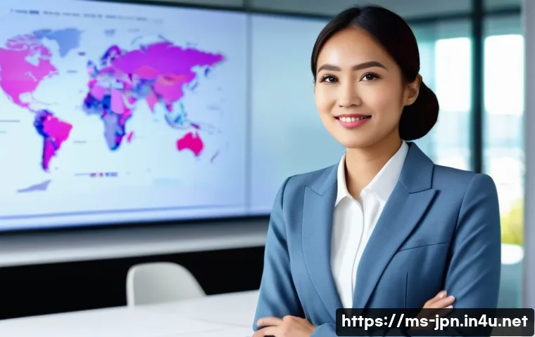 JLPT 시험 점수별 활용 가능한 분야 - **Prompt for Career Success in a Global Setting:**
"A confident young Malay professional, female...