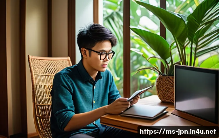 JLPT N2 시험에서 자주 나오는 단어 - A cozy study room scene set in a modern Malaysian home, featuring a young adult student wearing casu...