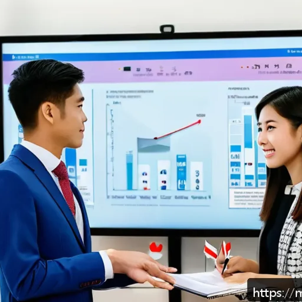 JLPT 자격증으로 일본 회사 이직 성공하기 - A professional Malaysian office setting showcasing a diverse group of young adults in business attir...