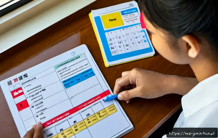 JLPT N3 초보자를 위한 공부 로드맵 - Photorealistic overhead study scene for a Malaysian beginner preparing a Japanese language proficien...